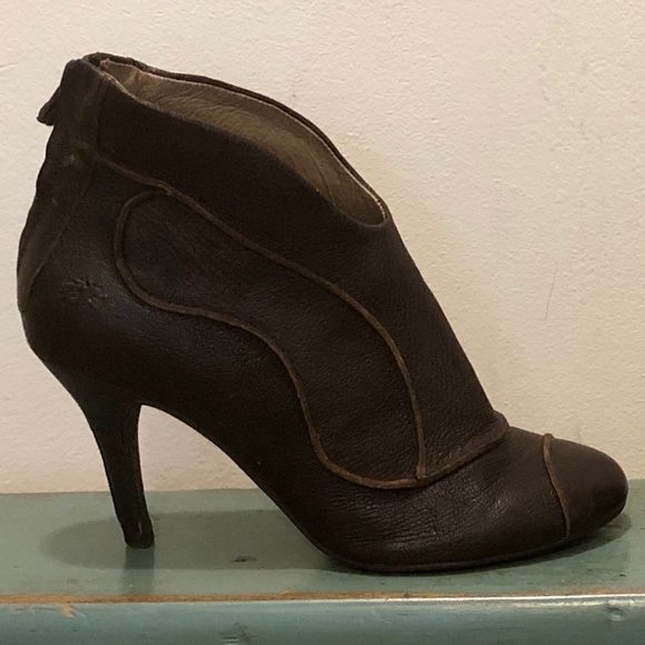 Fly London Stiletto Booties Brown EU40 US9 - 9 1/2 - Picture 6 of 10